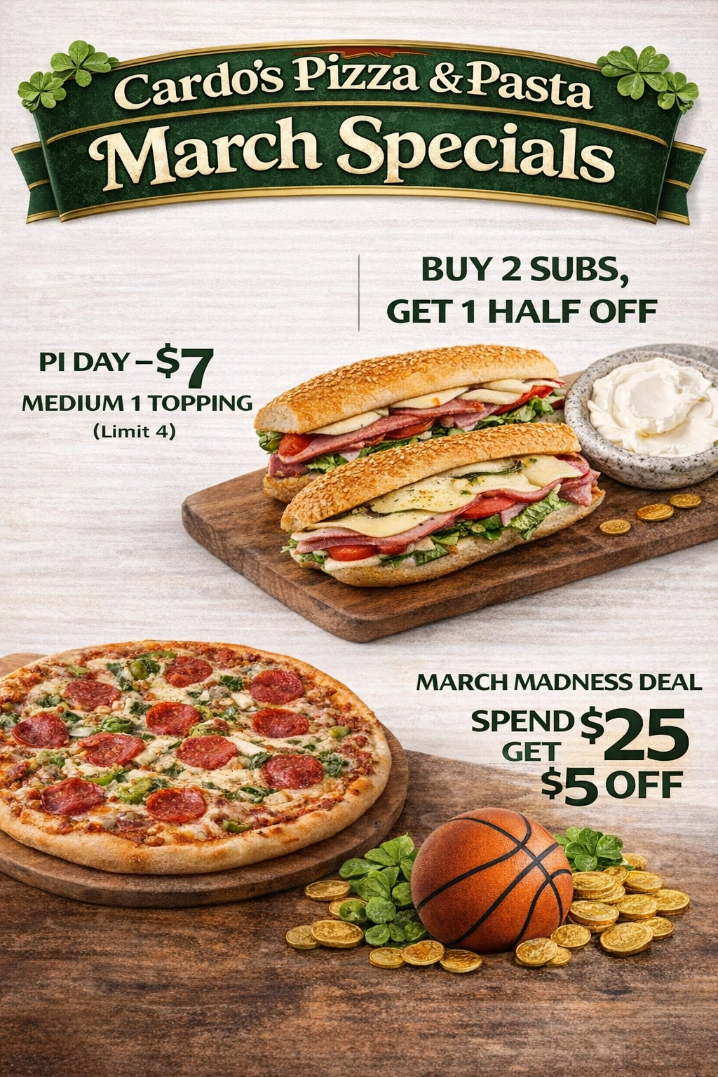 Cardo's Pizza & Pasta Circleville Delivery